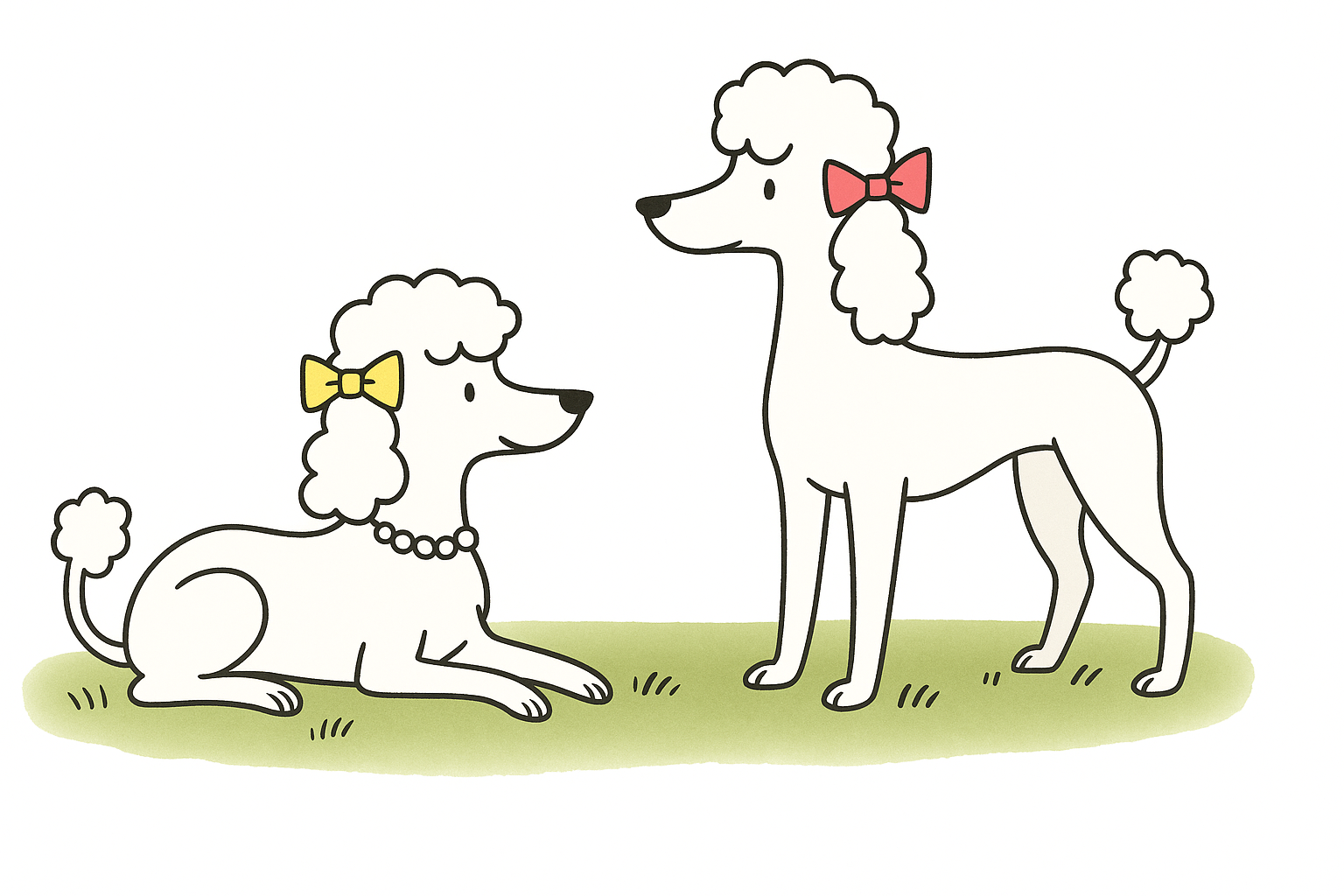 Happy dog freshly groomed at Beasley’s